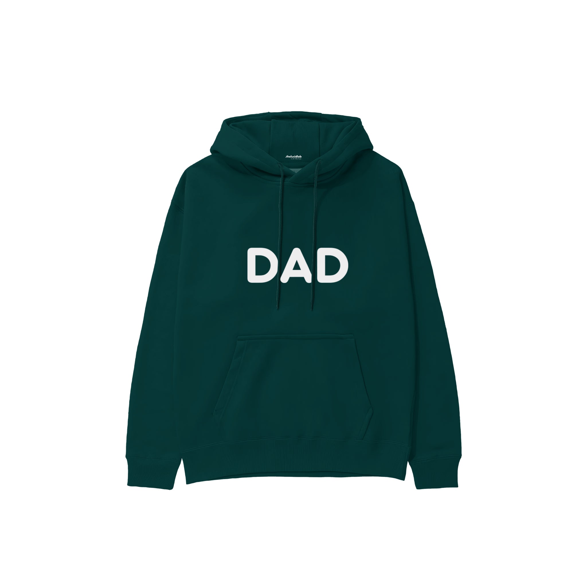 Dad Hoodie — Koyu Yeşil — ön görünüm