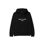 Mini Is My Bestie Hoodie — Siyah — ön görünüm