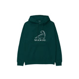 Mamasaurus Hoodie — Koyu Yeşil — ön görünüm