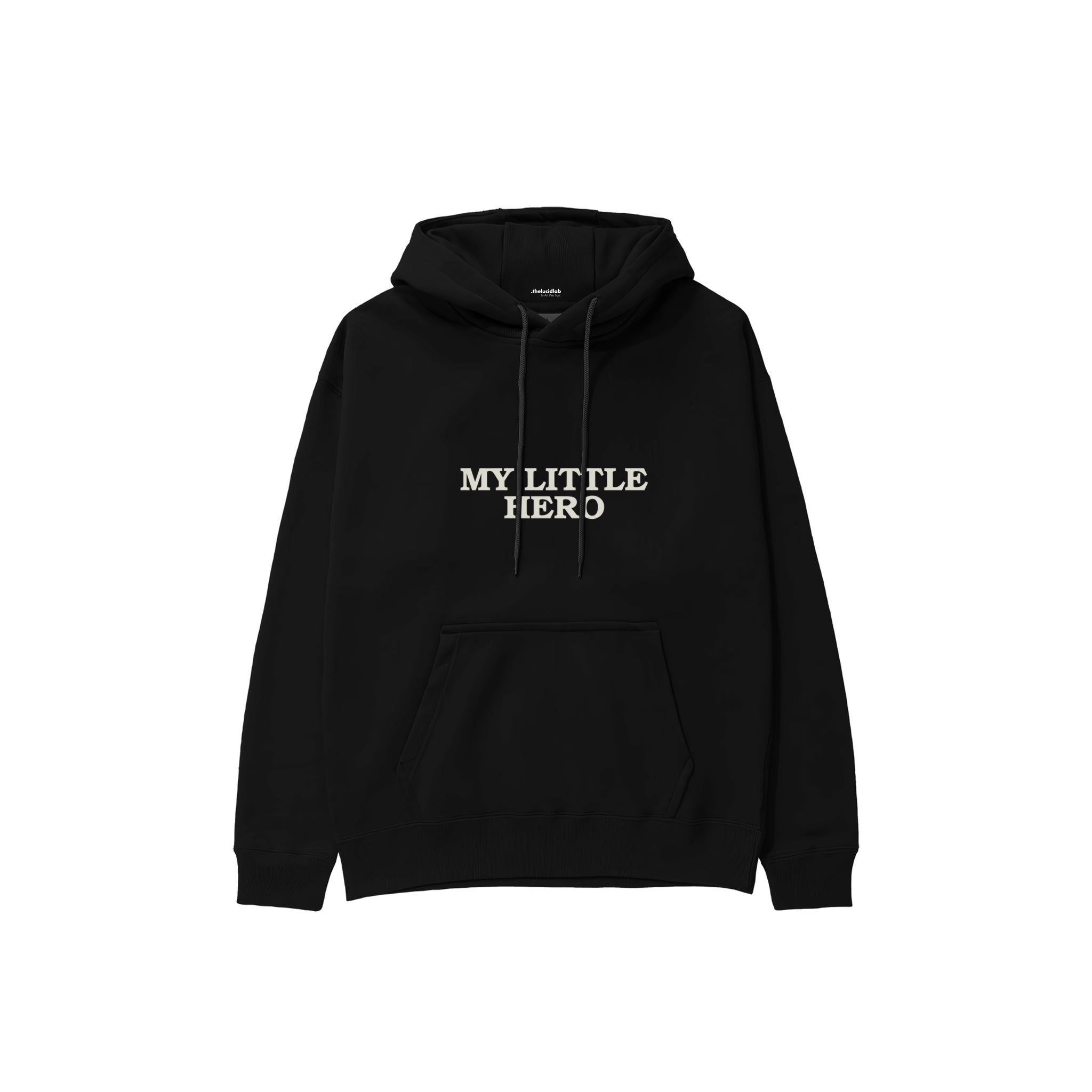 My Little Hero Hoodie — Siyah — ön görünüm