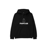 Papitan Hoodie — Siyah — ön görünüm