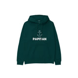 Papitan Hoodie — Koyu Yeşil — ön görünüm