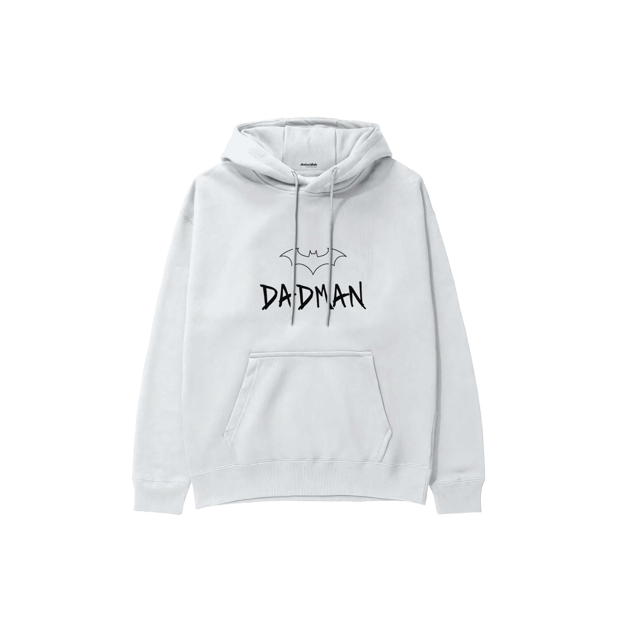 Dadman Hoodie — Beyaz — ön görünüm