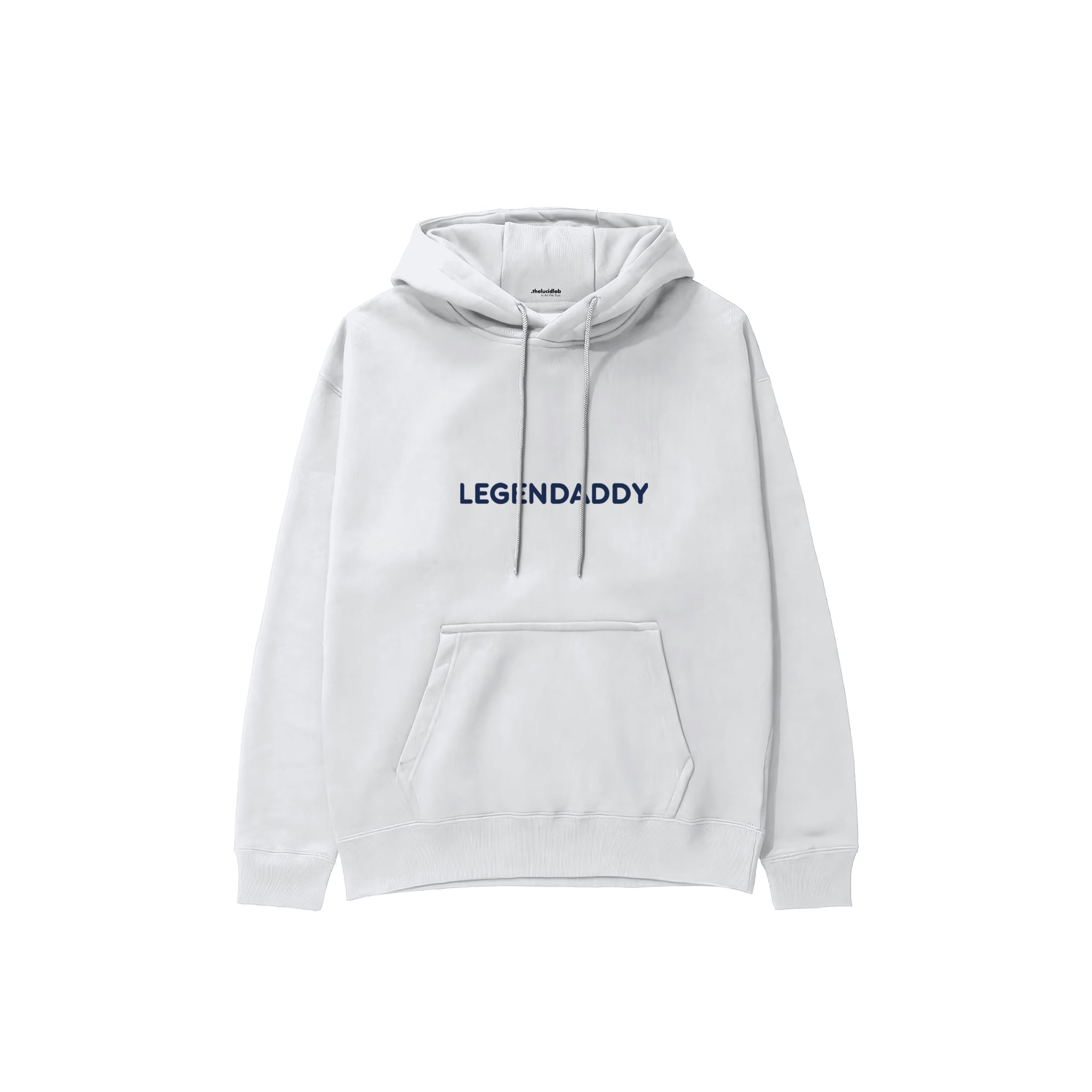 Legendaddy Hoodie — Beyaz — ön görünüm