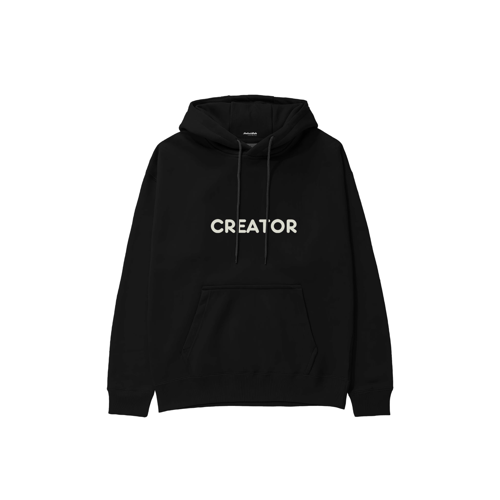 Creator Hoodie — Siyah — ön görünüm