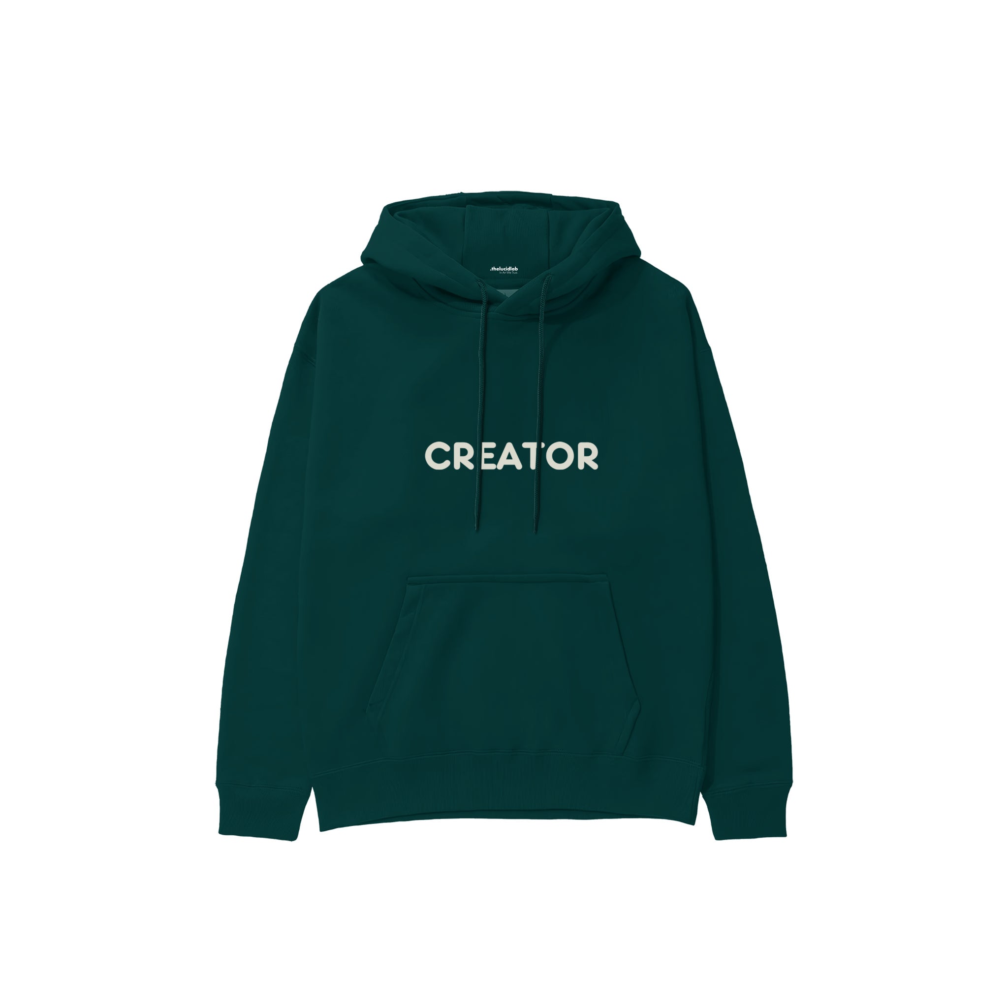 Creator Hoodie — Koyu Yeşil — ön görünüm