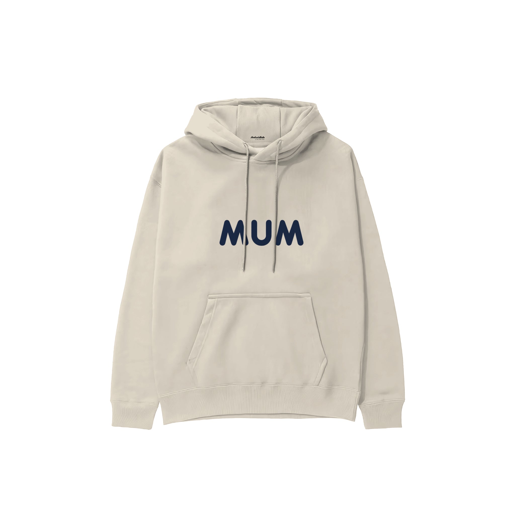 Mum Hoodie — Krem — ön görünüm