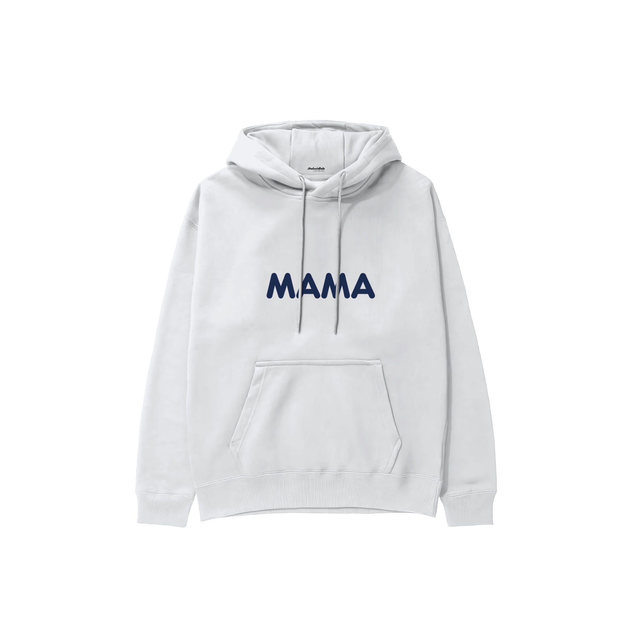 Mama Hoodie — Beyaz — ön görünüm