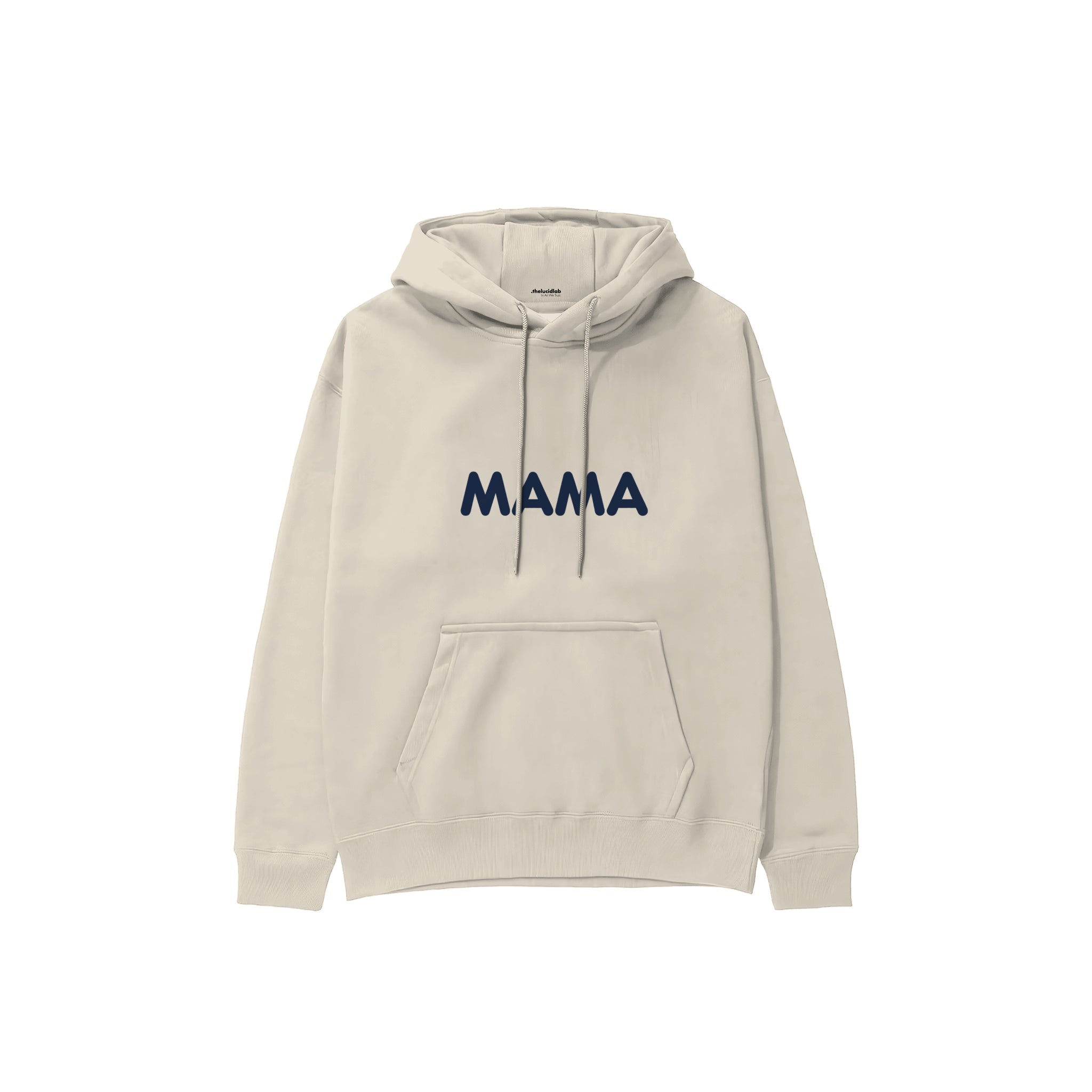 Mama Hoodie — Krem — ön görünüm
