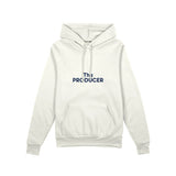 The Producer Oversize Hoodie — Beyaz — ön görünüm