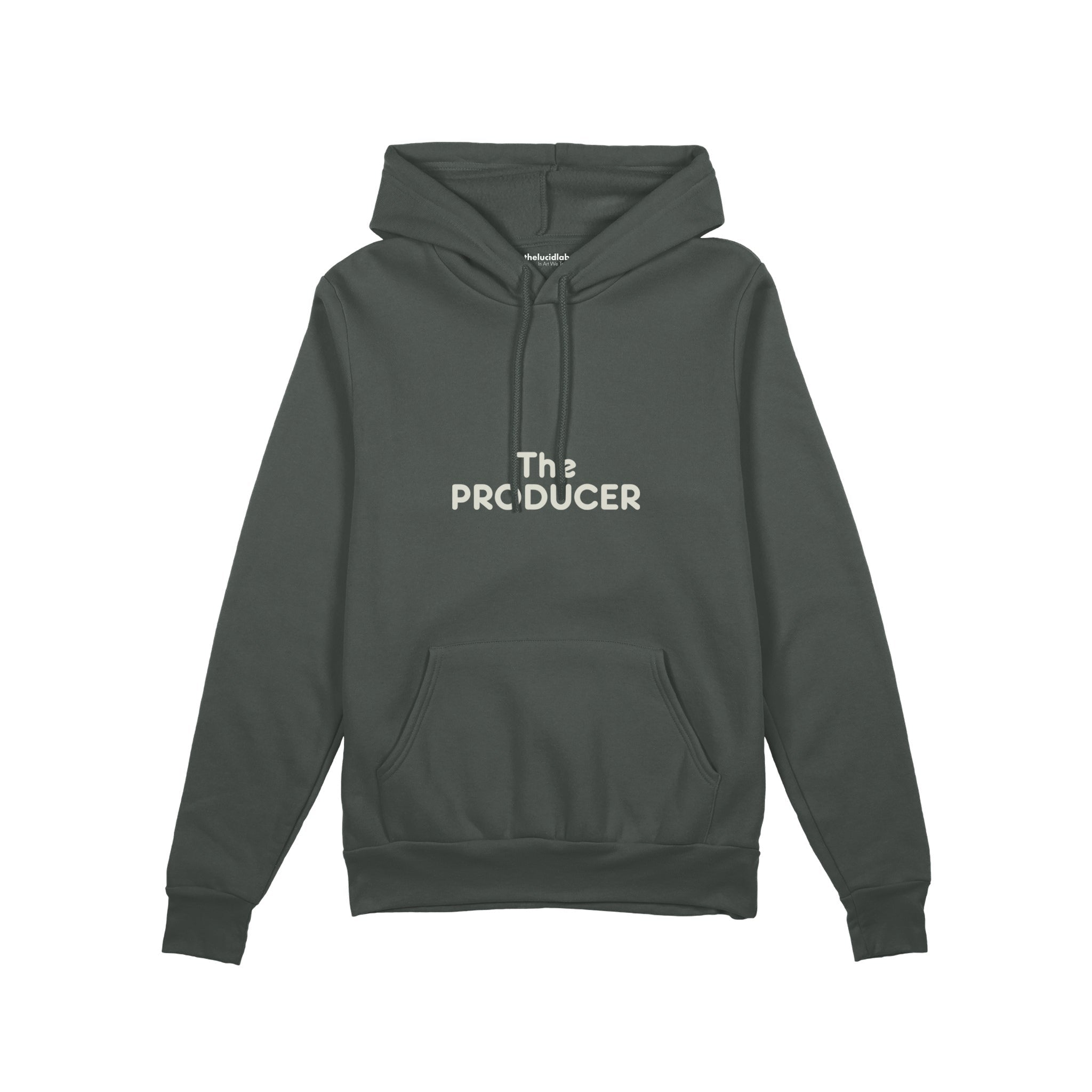 The Producer Oversize Hoodie — Antrasit — ön görünüm