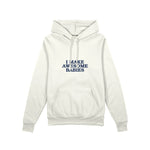 I Make Awesome Babies Oversize Hoodie — Beyaz — ön görünüm