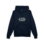 I Make Awesome Babies Oversize Hoodie — Lacivert — ön görünüm