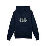 I Make Awesome Babies Oversize Hoodie — Lacivert — ön görünüm
