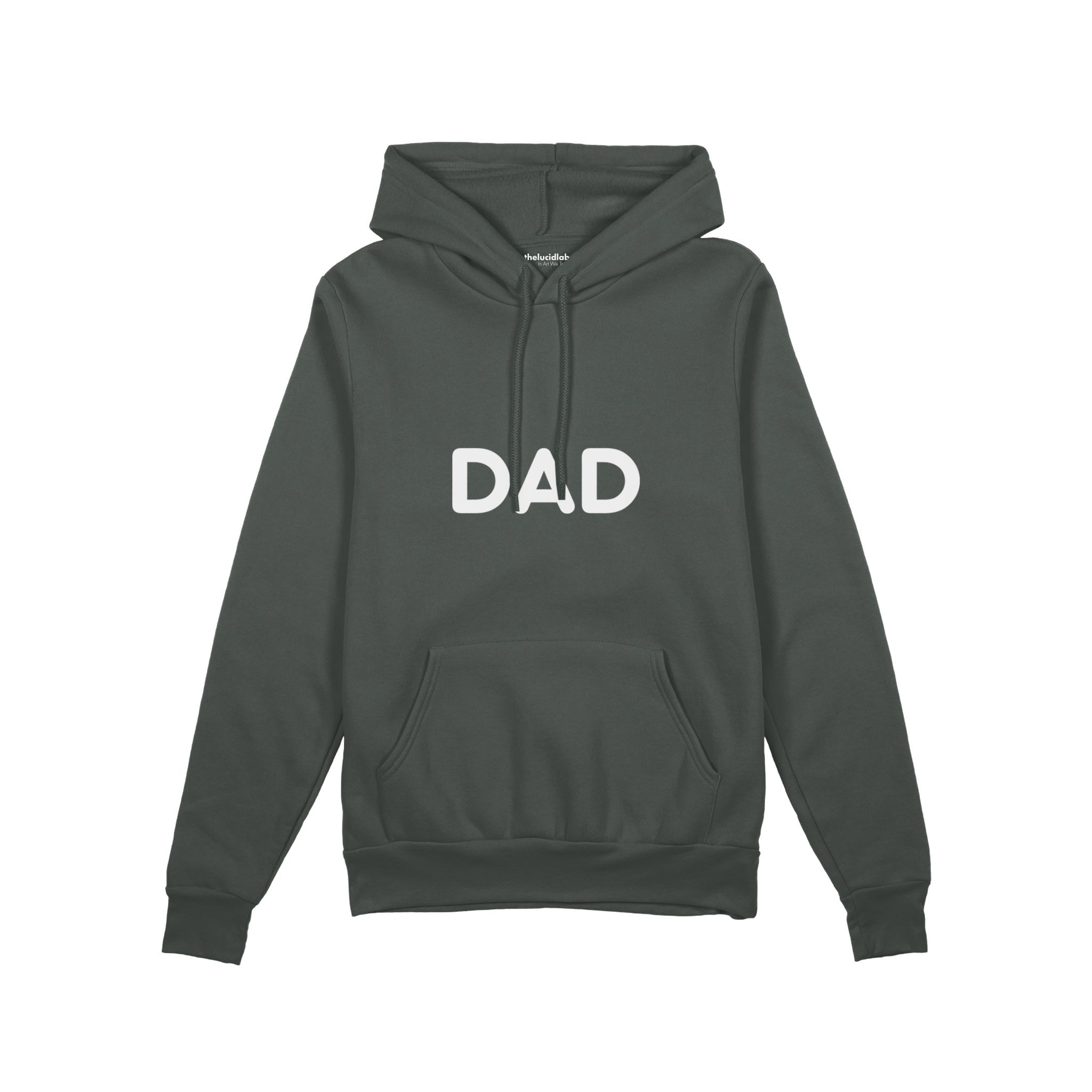 Dad Oversize Hoodie — Antrasit — ön görünüm