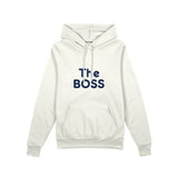 The Boss Oversize Hoodie — Beyaz — ön görünüm