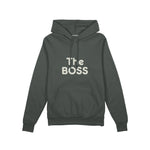 The Boss Oversize Hoodie — Antrasit — ön görünüm