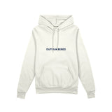 Outnumbered Oversize Hoodie — Beyaz — ön görünüm