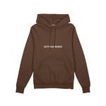 Outnumbered Oversize Hoodie — Kahverengi — ön görünüm
