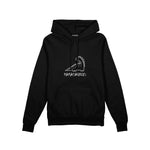 Mamasaurus Oversize Hoodie — Siyah — ön görünüm