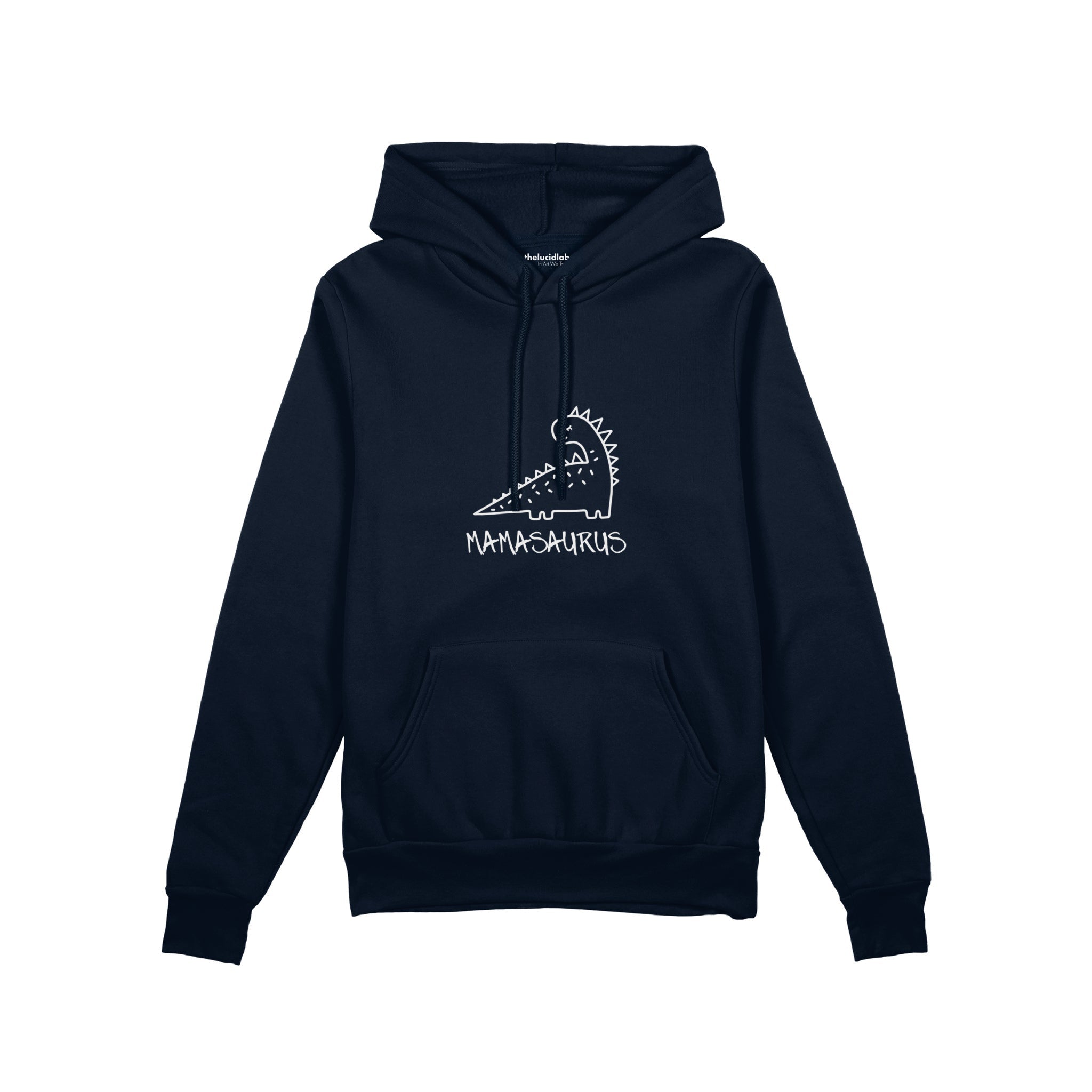 Mamasaurus Oversize Hoodie — Lacivert — ön görünüm