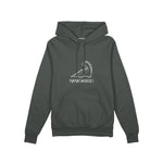 Mamasaurus Oversize Hoodie — Antrasit — ön görünüm