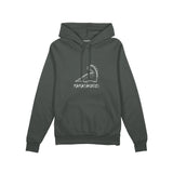Mamasaurus Oversize Hoodie — Antrasit — ön görünüm