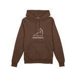 Mamasaurus Oversize Hoodie — Kahverengi — ön görünüm