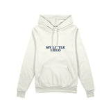 My Little Hero Oversize Hoodie — Beyaz — ön görünüm