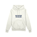 Wonderwomum Oversize Hoodie — Beyaz — ön görünüm
