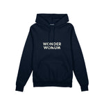 Wonderwomum Oversize Hoodie — Lacivert — ön görünüm