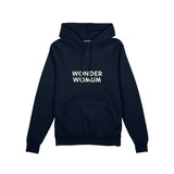 Wonderwomum Oversize Hoodie — Lacivert — ön görünüm