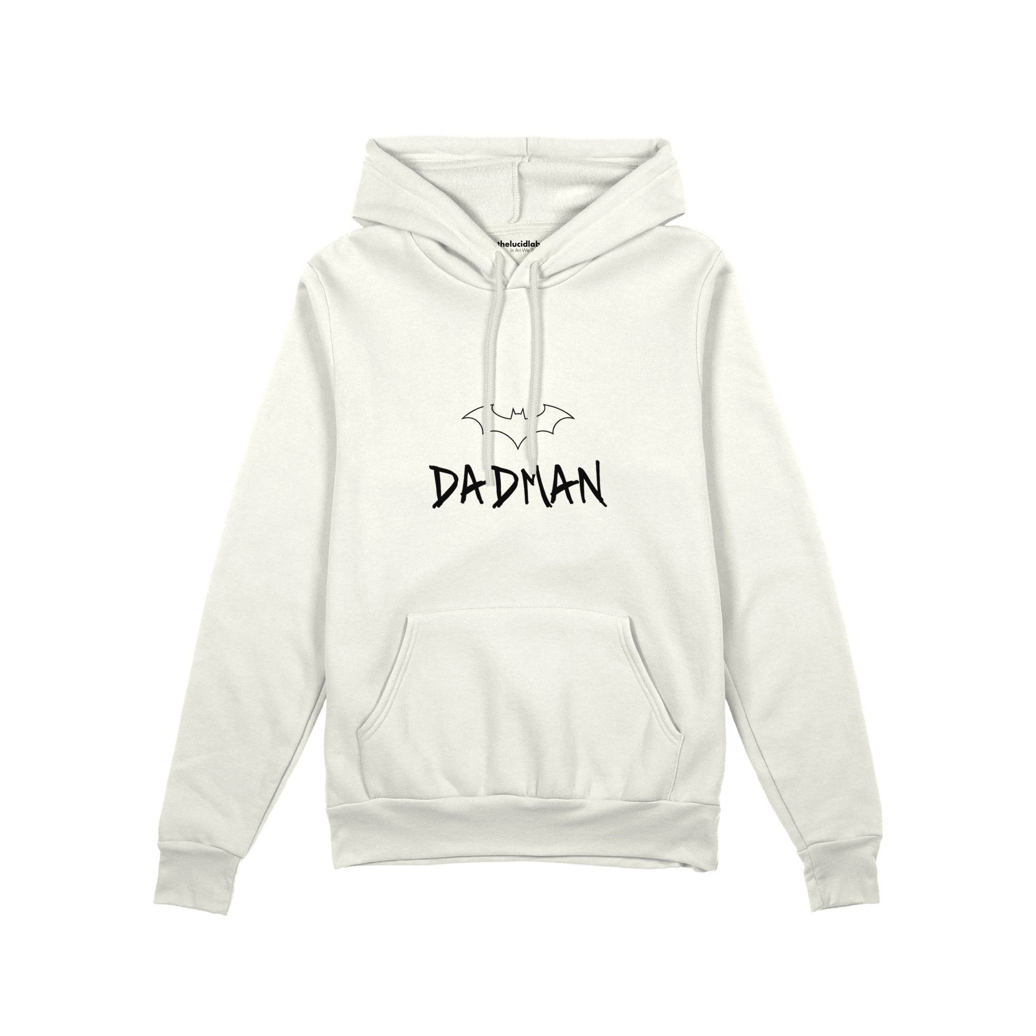 Dadman Oversize Hoodie — Beyaz — ön görünüm
