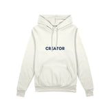 Creator Oversize Hoodie — Beyaz — ön görünüm