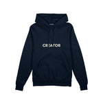 Creator Oversize Hoodie — Lacivert — ön görünüm