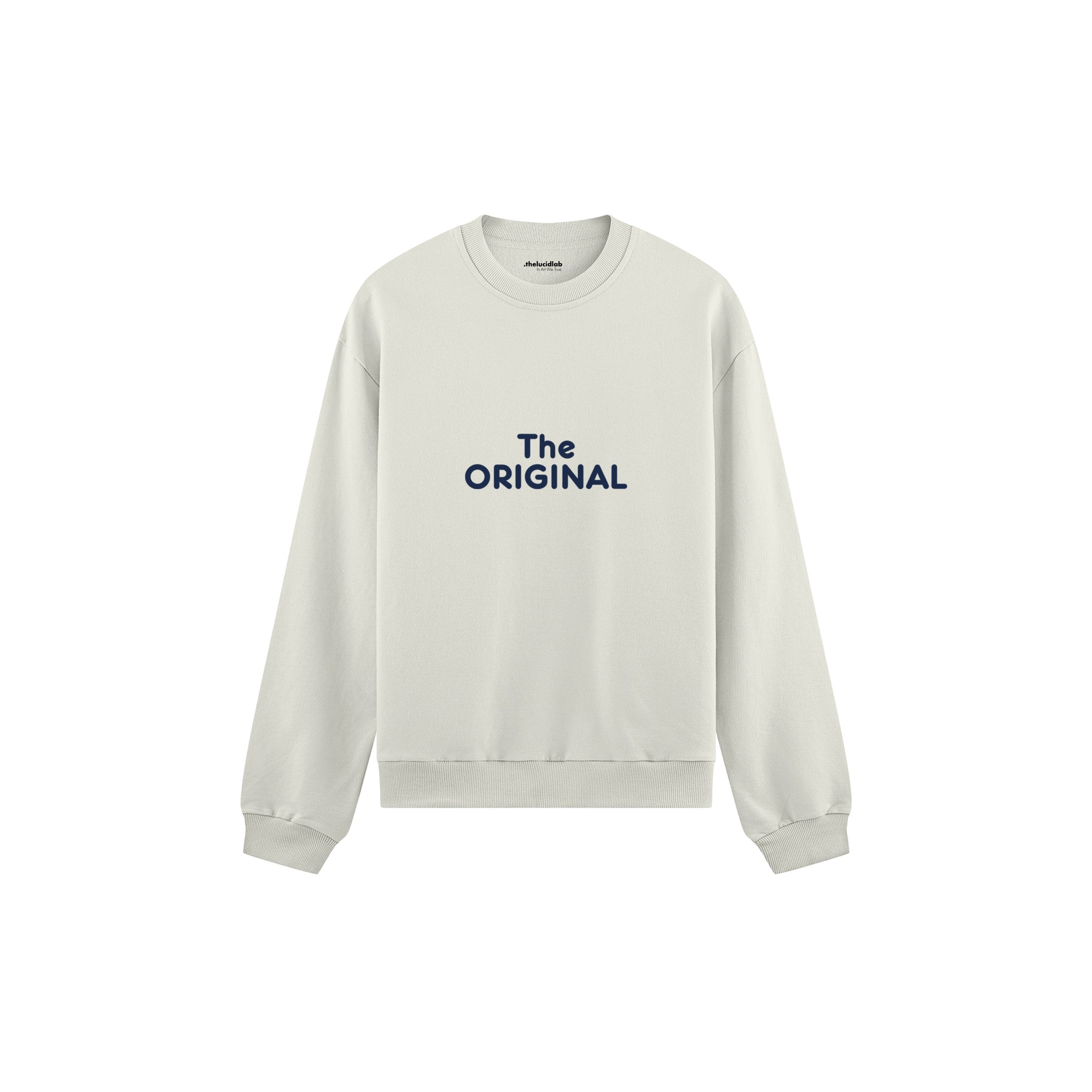 The Original Oversize Sweatshirt — Beyaz — ön görünüm