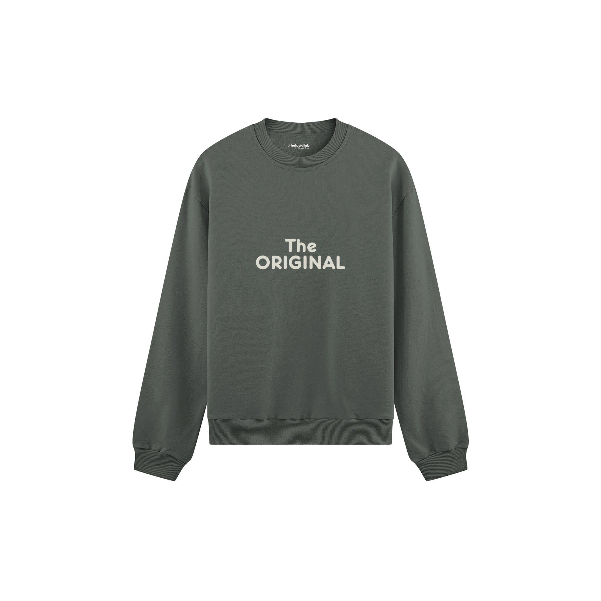 The Original Oversize Sweatshirt — Antrasit — ön görünüm