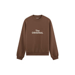 The Original Oversize Sweatshirt — Kahverengi — ön görünüm