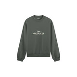 The Producer Oversize Sweatshirt — Antrasit — ön görünüm