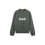 Dad Oversize Sweatshirt — Antrasit — ön görünüm