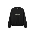 Mama Knows Better Oversize Sweatshirt — Siyah — ön görünüm