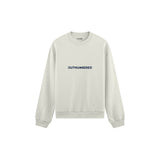 Outnumbered Oversize Sweatshirt — Beyaz — ön görünüm