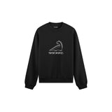 Mamasaurus Oversize Sweatshirt — Siyah — ön görünüm