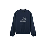 Mamasaurus Oversize Sweatshirt — Lacivert — ön görünüm