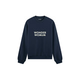 Wonderwomum Oversize Sweatshirt — Lacivert — ön görünüm