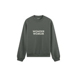 Wonderwomum Oversize Sweatshirt — Antrasit — ön görünüm