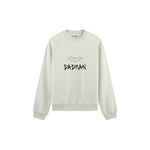 Dadman Oversize Sweatshirt — Beyaz — ön görünüm