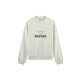 Dadman Oversize Sweatshirt — Beyaz — ön görünüm