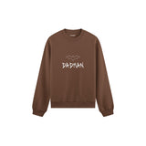 Dadman Oversize Sweatshirt — Kahverengi — ön görünüm