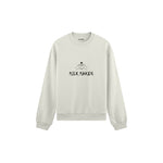 Milk Maker Oversize Sweatshirt — Beyaz — ön görünüm